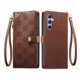 thumbnail image 1 of Funda Billetera con Cierre para [samsung galaxy A54 5G] con Tarjetero, Soporte y Correa de ManoMarrón, 1 of 5