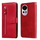thumbnail image 2 of Funda con Cremallera para Huawei Nova 13 Pro, Carcasa Cartera de Cuero PU con Soporte y Tarjetero, 2 of 6