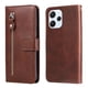 thumbnail image 1 of Funda con Cremallera para Xiaomi Redmi 12 4G, Carcasa Cartera de Cuero PU con Soporte y Tarjetero, 1 of 6