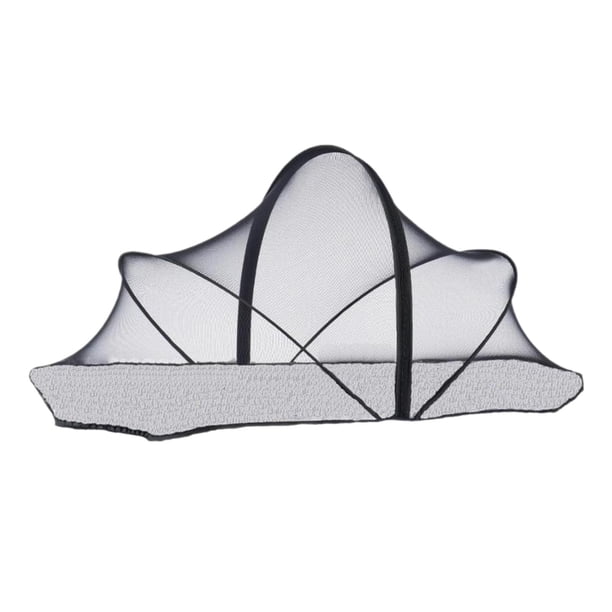 Red para cubierta de cuna de bebé, extraíble, tienda de campaña para cuna, protectora, plegable portátil para cama de viaje, habitación de guardería Negro M