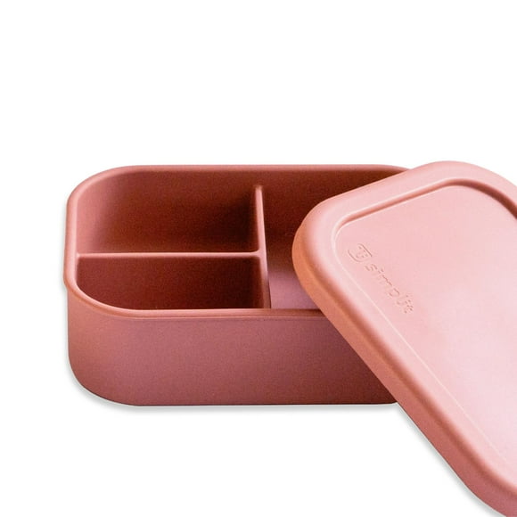 Contenedor Plástico Hermético Bento Box rojo
