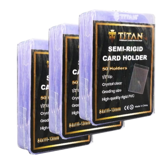 X3 Protector Card Saver Semirígido Titan Pro 84x111mm Clear