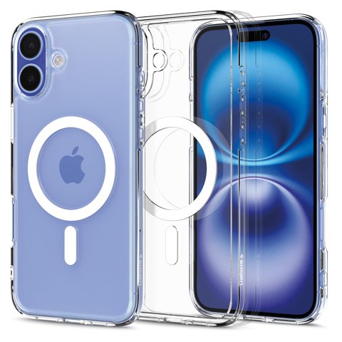 Funda Para Teléfono Spigen Iphone 16 Plus, Transparente, Magnética, Magsafe