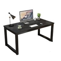 Crusec - Escritorio De Estudio Para Home Office 120X60X75 Negro/Negro