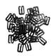 thumbnail image 1 of 100x Metal Negro Lencería Hardware Clip De Costura Gancho Ojo 8 Mm Para Correas De Sujetador, 1 of 3