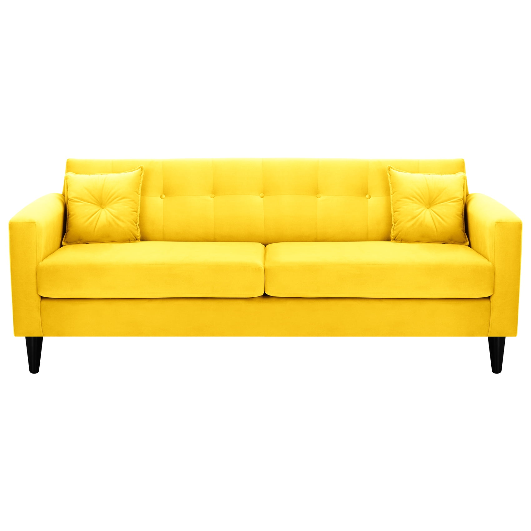 Bodevir - Sofa New Retro 3cg Felpa 00 Amarillo