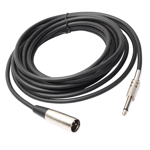 XLR 3PIN Macho A 1/4 6.35mm Mono Jack Masculino Cable De Audio Micrófono Cable 10 FT