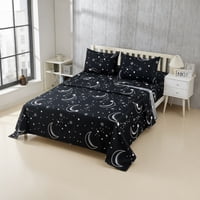 Juego De Sabanas 100% Algodón De 1.5 Plazas + 1 Funda Para Almohada 50X70Cm