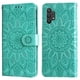 thumbnail image 3 of Funda tipo cartera FOXDOCK para Samsung Galaxy A32 5G , diseño girasol en relieve, cuero PU, cierre magnético, soporte y tarjetero, 3 of 5