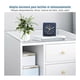 thumbnail image 5 of Mueble Velador 2 Niveles 3 Cajones Mesa De Noche Blanco 62x30x43cm, 5 of 7