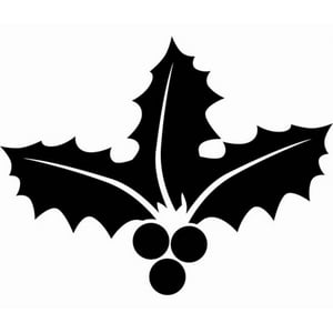 Rienda Libre Graphics - Decomural Festive Holly Christmas Ws-18539