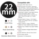 thumbnail image 4 of Correas para Smartwatch Popglory P66 P95 de 22 mm Ajustables, 4 of 7