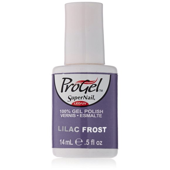 Esmalte en Gel SuperNail Lilac Frost Shimmer 15 mL para Uñas