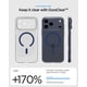 thumbnail image 4 of Funda Spigen Ultra Hybrid MagFit Azul para iPhone 17 Pro, 4 of 9