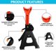 thumbnail image 3 of Soportes de Gato Dom Home 3T 25‑43 cm Pack de 2 Negro/Rojo, 3 of 8
