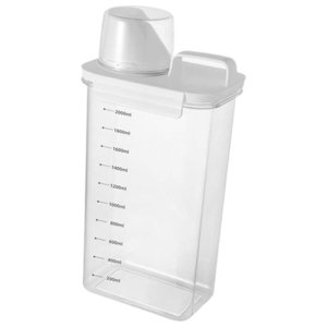 Bothyi - Tanque De Almacenamiento De Detergente Para Ropa Contenedor De Jabón Para Ropa Transparente Para Lavandería En El Hogar