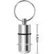 thumbnail image 3 of Pastillero de aluminio con llavero. Mini pastillero portátil de viaje, impermeable, con estuche para vitaminas. Contenedor, organizador, dispensador y recordatorio semanal., 3 of 8