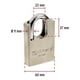thumbnail image 2 of Candado Acero Anti-robo 60 Mm Hermex #cai-60a, 2 of 4