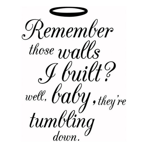 Decomural Remember Those Walls Beyonce Halo WS-44040