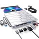 thumbnail image 1 of Unidad CD/DVD BPAKDU USB 3.0 8 en 1 Ultra Delgado Plateado, 1 of 7