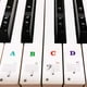 thumbnail image 1 of Adhesivos para teclado de piano COYAHO para teclas 88/61/54/49/37, 1 of 6