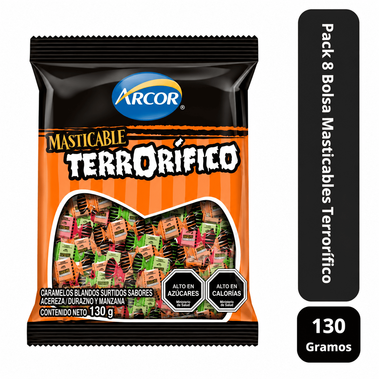 Pack 8 Masticable Terrorifico Hallowen