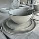 thumbnail image 2 of Set 6 Platos Redondo Ceramica 22 Cm Gris Linea Oslo, 2 of 10