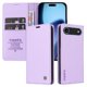 thumbnail image 2 of Funda Billetera de Cuero para iPhone 17 Air con Tarjetero y Soporte - Tapa Magnética Morado, 2 of 5
