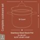 thumbnail image 2 of Olla de gran capacidad Bakken‑Swiss 19 L de acero inoxidable con tapa de vidrio, 2 of 9