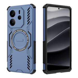 Funda Foxdock Para Xiaomi Redmi Note 14 4G , Magnética, Resistente A Golpes, Con Soporte, Unisex, Carga Inalámbrica