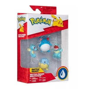 Pack 4 Figuras Pokemon Agua Pkw4376 Coleccionables Azul