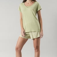 Flores - Set Sin Mangas + Short Viscosa 33575-226