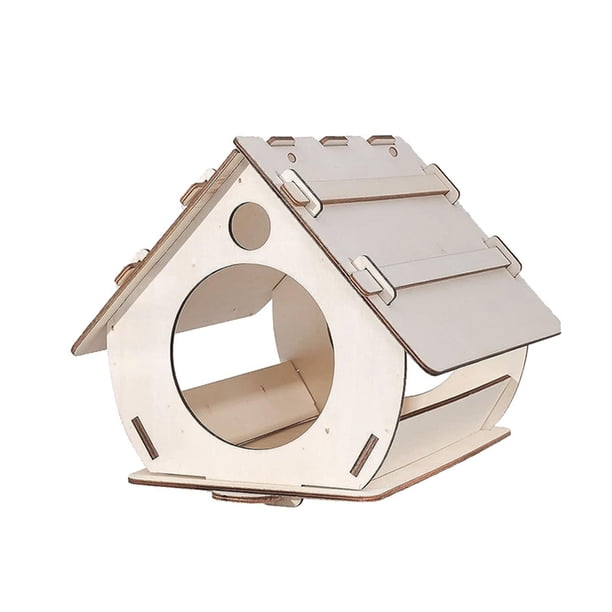 Casa de pájaros Diy, Nido de Pájaros con ventilación, adorno sin montar, comedero artesanal para pájaros, casas para pájaros al aire libre para jardín 199x304x178cm