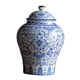 thumbnail image 1 of Tarro De Jengibre De Cerámica Chino, Almacenamiento De Té Pintado A Mano Esmaltado, Multiusos, 1 of 5