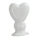thumbnail image 2 of Florero de cerámica moderno, arreglo de flores, jarrones de arte decorativo, adorno en forma de corazón para accesorios de decoración de boda Interior Blanco, 2 of 5