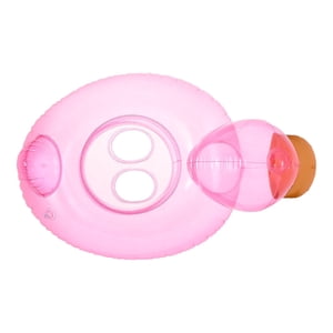 Ioensy - Anillo De Flotador De Natación Seguridad Duradera Transparente Para Fiestas En La Piscina Piscina Verano Anillo De Asiento Rosa