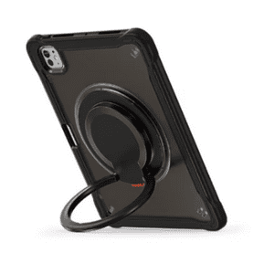 Mar Cases - Carcasa Anillo Con Soporte Para Ipad A16 11Th Gene Negro