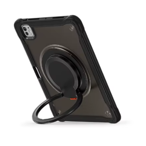Mar Cases - Carcasa Anillo Con Soporte Para Ipad A16 11Th Gene Negro