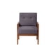 thumbnail image 1 of Sitial Munich Tapiz Lino Gris Oscuro, 1 of 3
