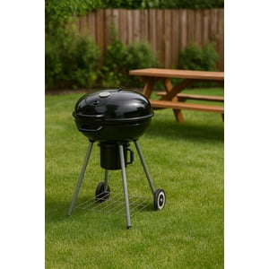 Cosas Casa - Parrilla A Carbon Modelo Algarrobo Redonda Negro