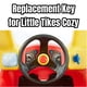 thumbnail image 3 of Llave de repuesto TEYOUYI para Little Tikes Cozy Coupe Yellow, 3 of 4