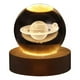 thumbnail image 1 of Luz Nocturna Luz De Cristal Esfera Planeta Saturno, 1 of 3