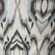 thumbnail image 5 of Almohada Ikat Dream de Plutus Brands, color azul, negro y crema, 100% lino, 5 of 5