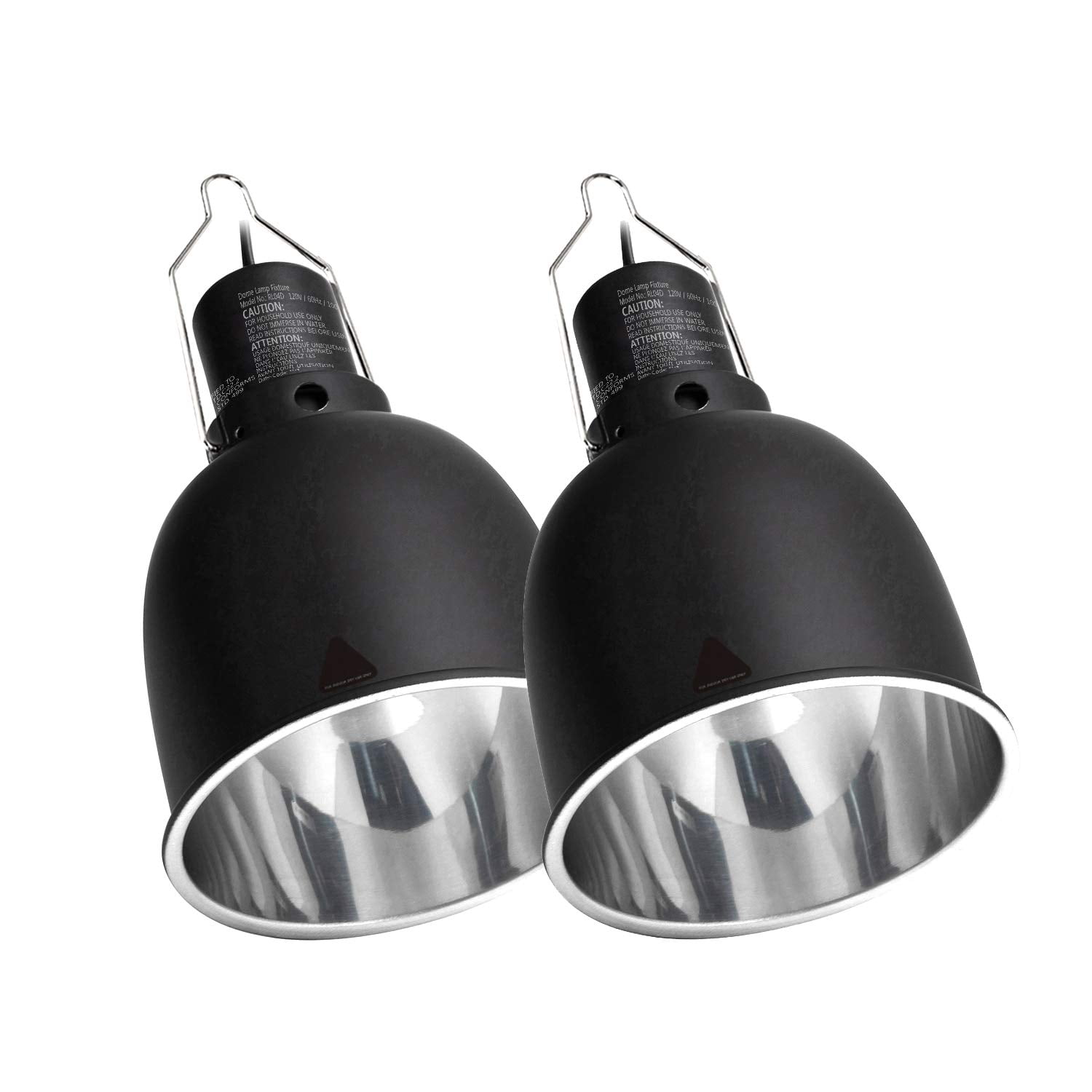 Lámpara Reptil Light Fixture REPTI ZOO Deep Dome, paquete de 2