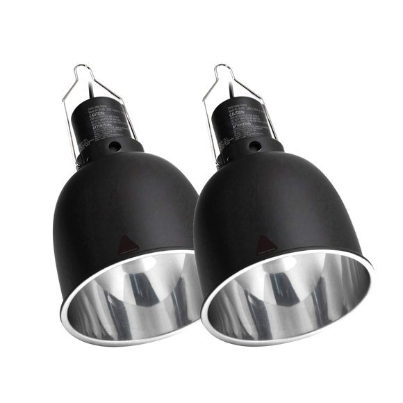 Lámpara Reptil Light Fixture REPTI ZOO Deep Dome, paquete de 2