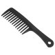 thumbnail image 1 of Peine de Dientes Anchos para Cabello Rizado, Cabello Húmedo, Cabello Largo y Grueso, Peine Desenredante de Plástico para Mujeres Negro 1 pieza, 1 of 7