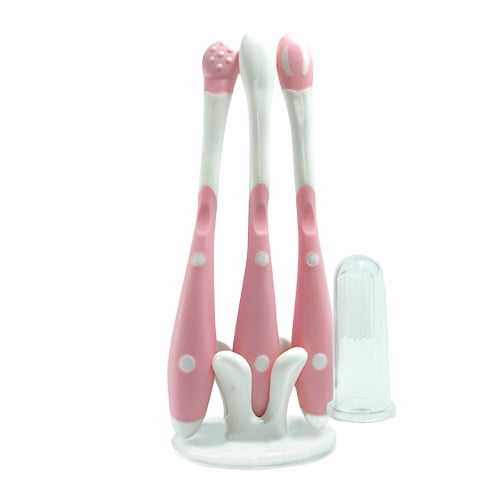 Pumucki - Set De Cuidado Dental Para Bebés, Color Rosado
