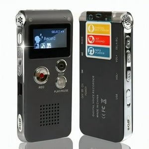 Genérico - Grabadora Digital Profesional De Voz 8Gb Mp3