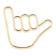 thumbnail image 2 of Letrero De Madera Con Forma De Mano Para Colgar En La Pared, Adhesivo De Pared Con Gesto Para Oficina Y Ba?o, 2 of 5