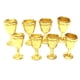 thumbnail image 1 of 8x Muebles De Simulación De Copa De Copa De Vino Para Miniatura Dollhouse Accs Gold, 1 of 5